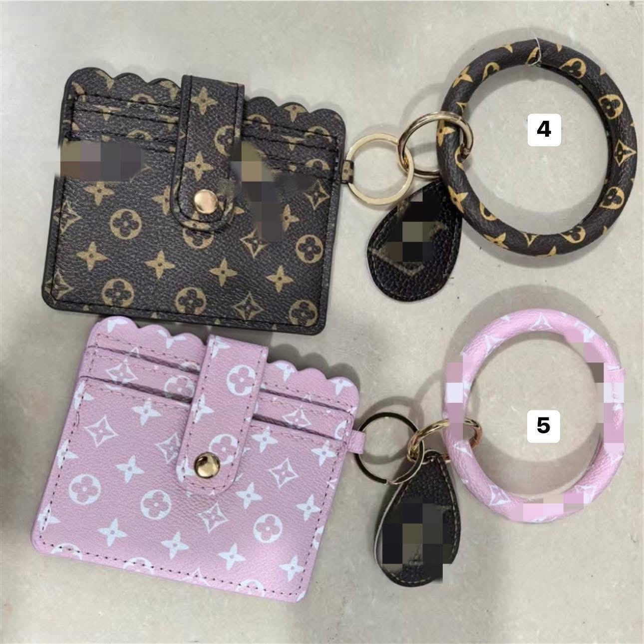 Vee card holder wristlet
