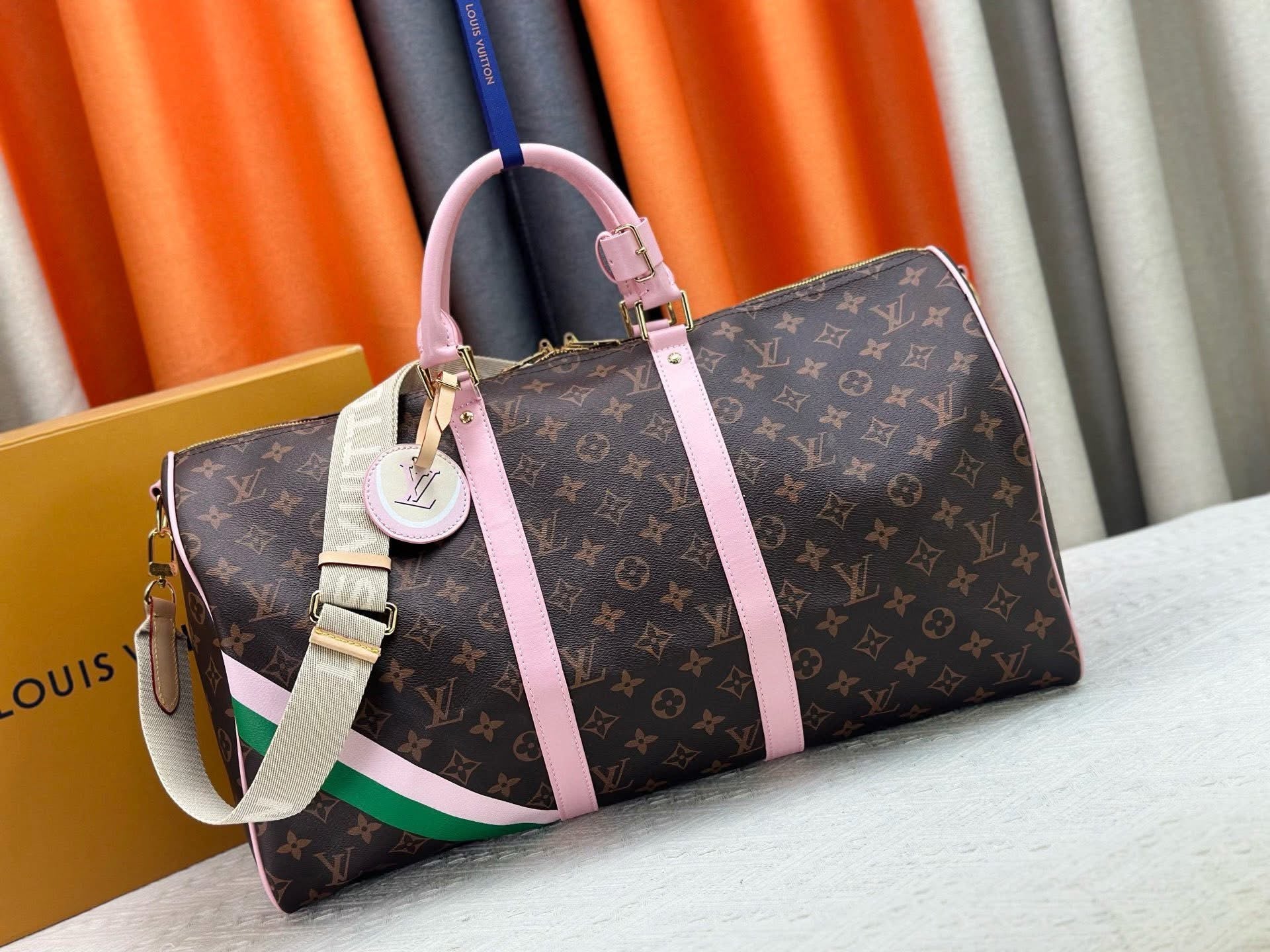 45 Pink Accent Duffle