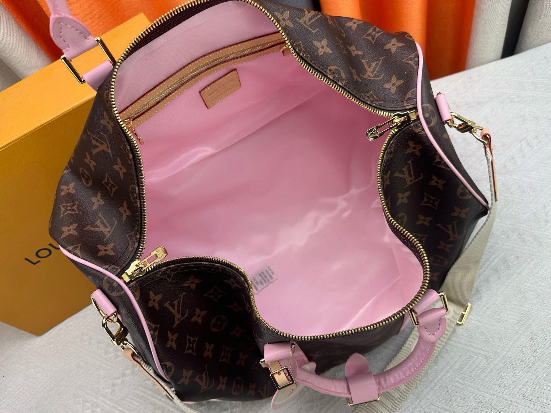 45 Pink Accent Duffle