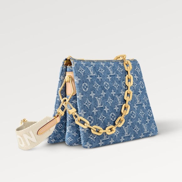 The Crystal Denim Cussin Crossbody